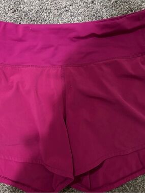 lululemon athletica Magenta Layered Athletic Shorts